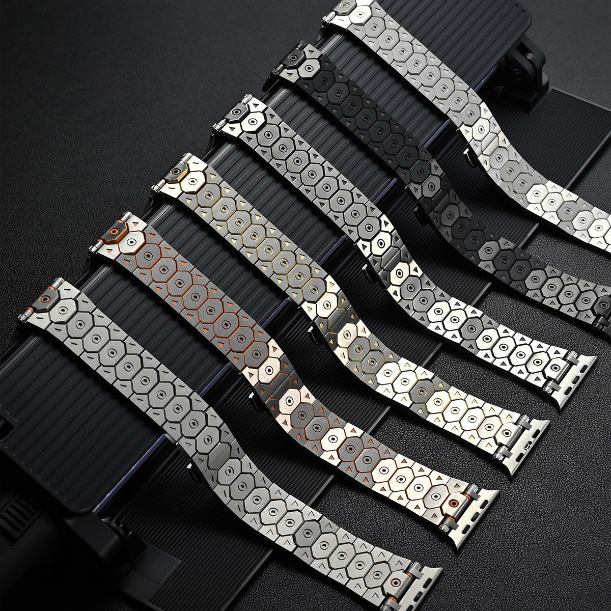 CLAIRS TITANIUM APPLE WATCH BAND