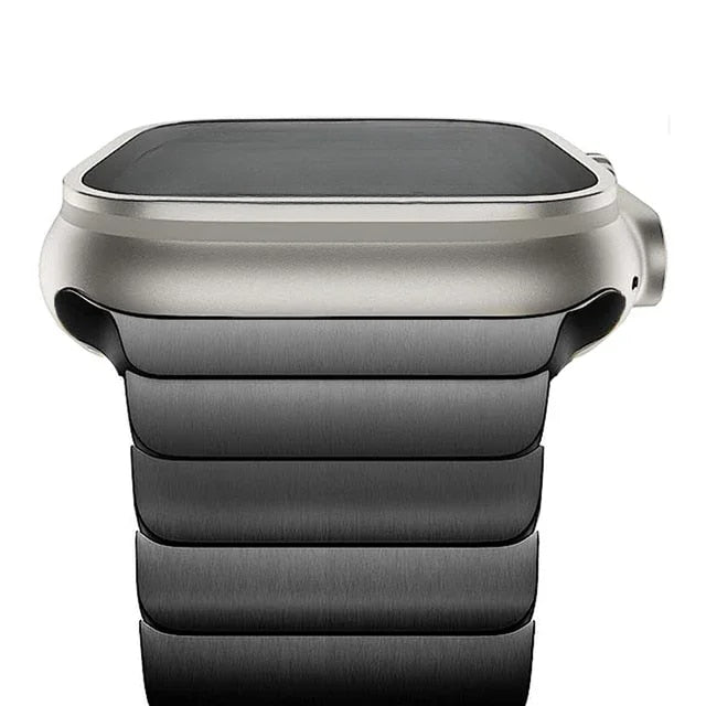 Renzo Stainless Steel Link Apple Watch Band