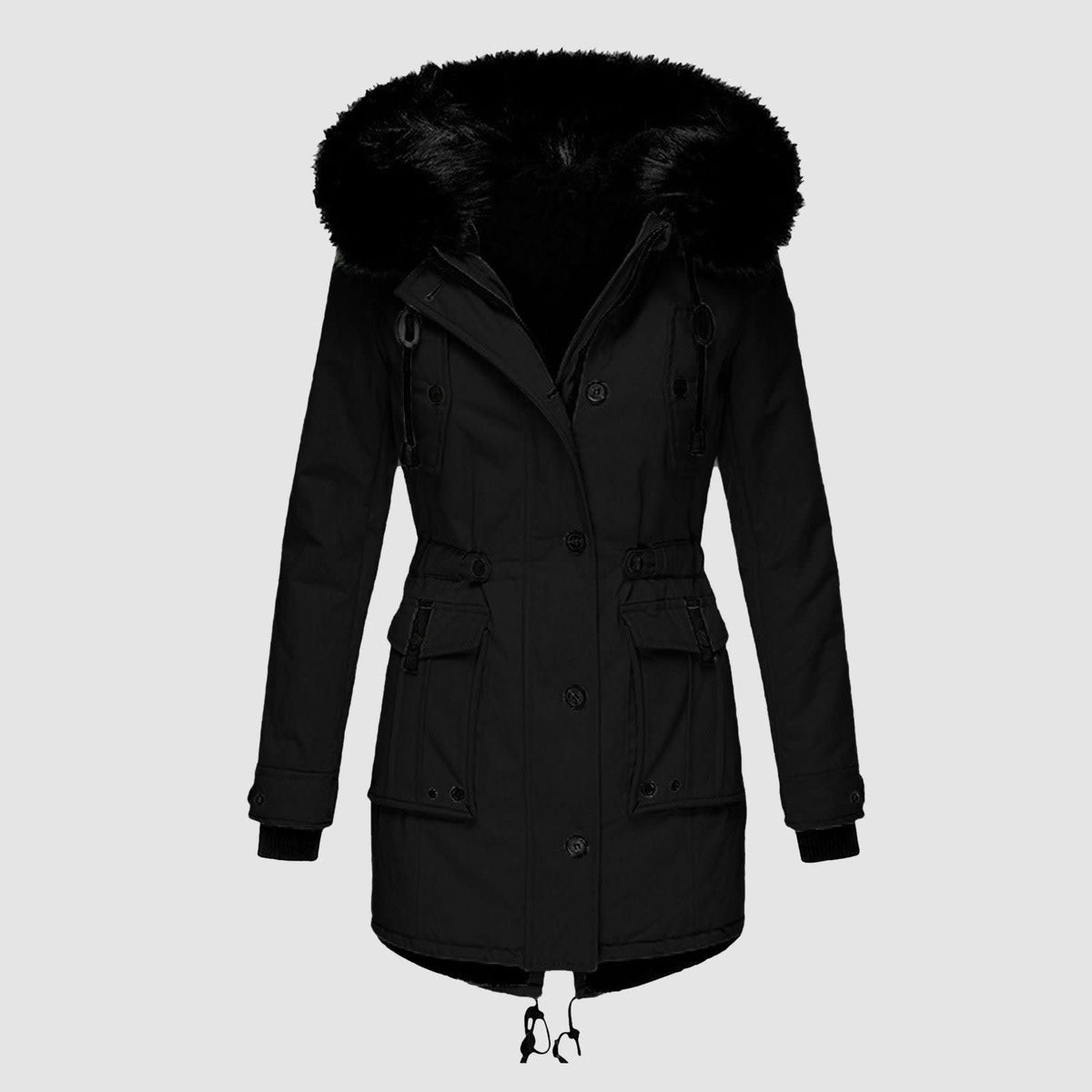 Alma Faux Fur Hooded Winter Coat_2