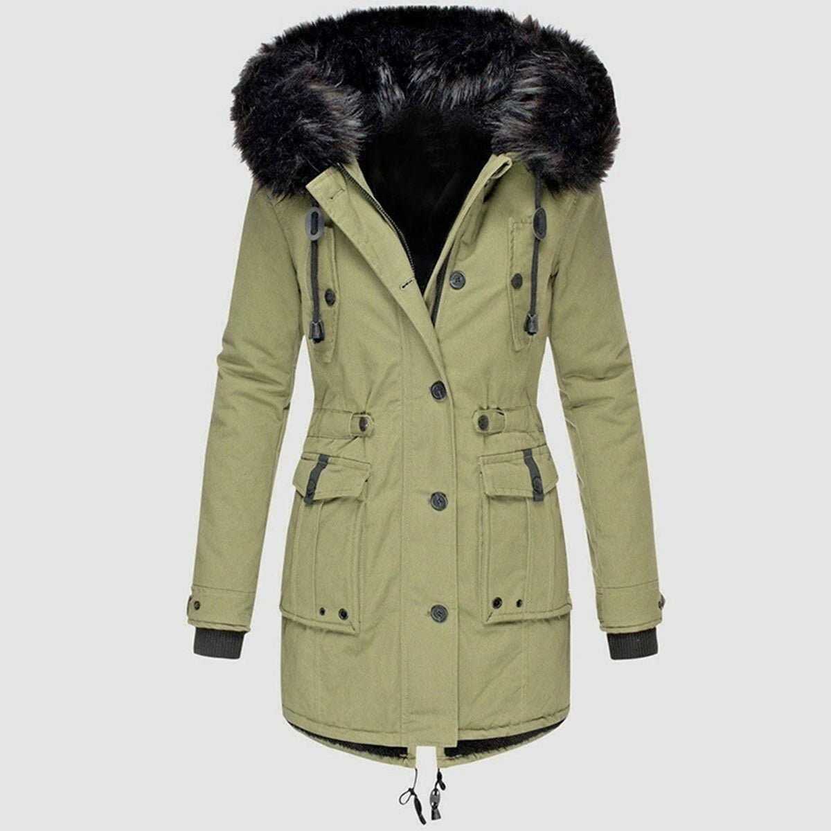 Alma Faux Fur Hooded Winter Coat_3