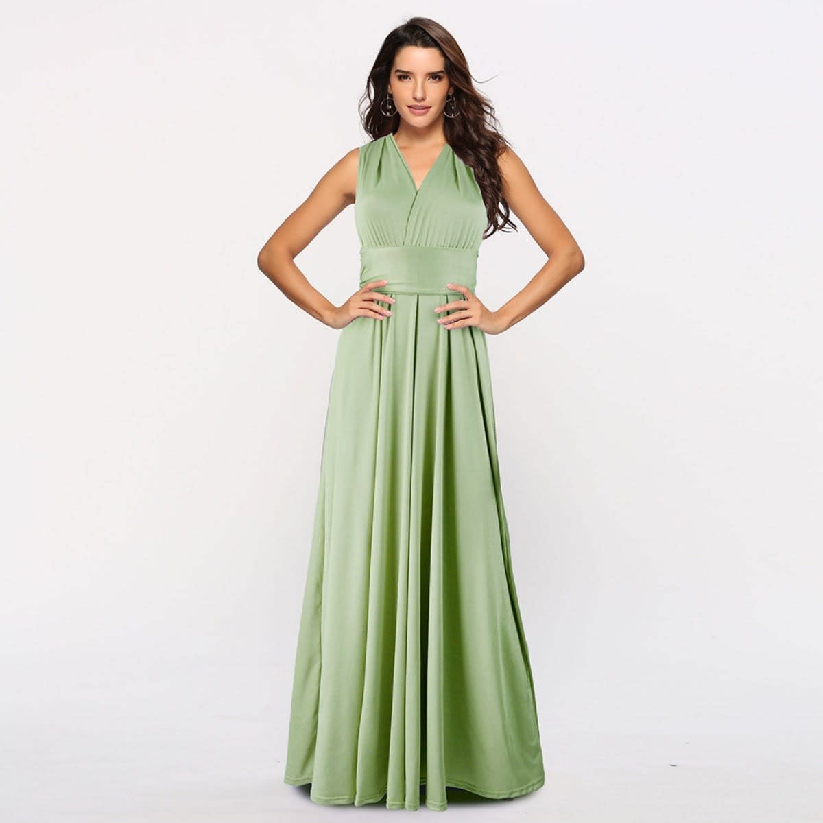 Allegra Backless Multiway Bandage Party Maxi Dress_9