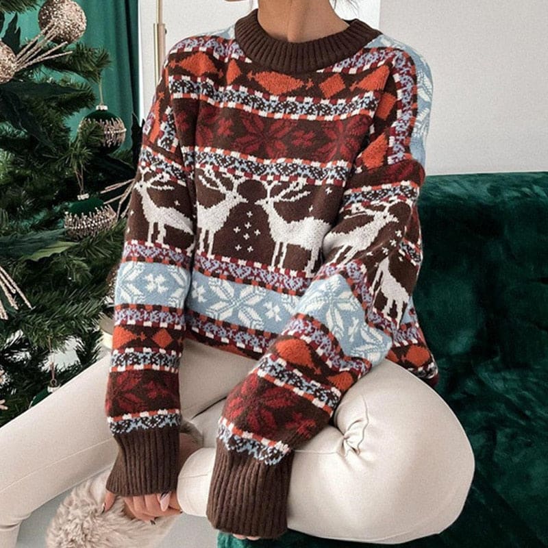 Pippa Nordic Reindeer Christmas Sweater_3