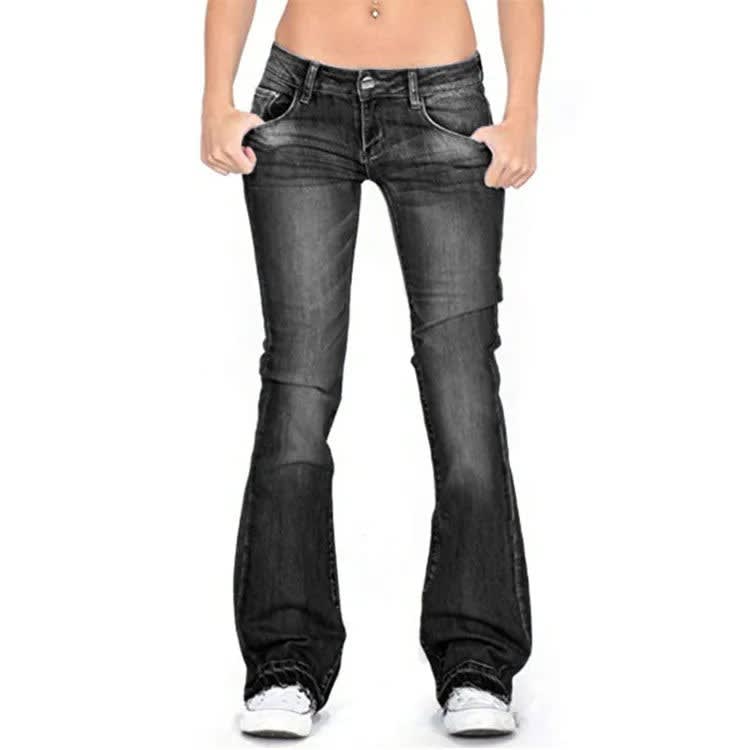 Georgina Low Rise Vintage Flared Jeans_9