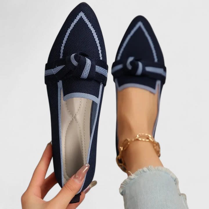 Stephanie Cushioned Pointed Toe Orthopedic Loafers_5