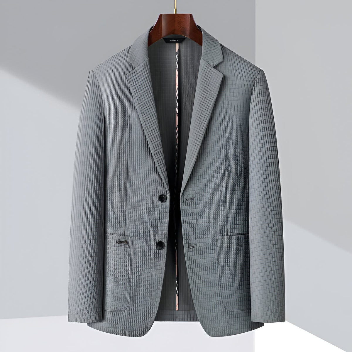 Hayes Pleated Single Breasted Blazer_4