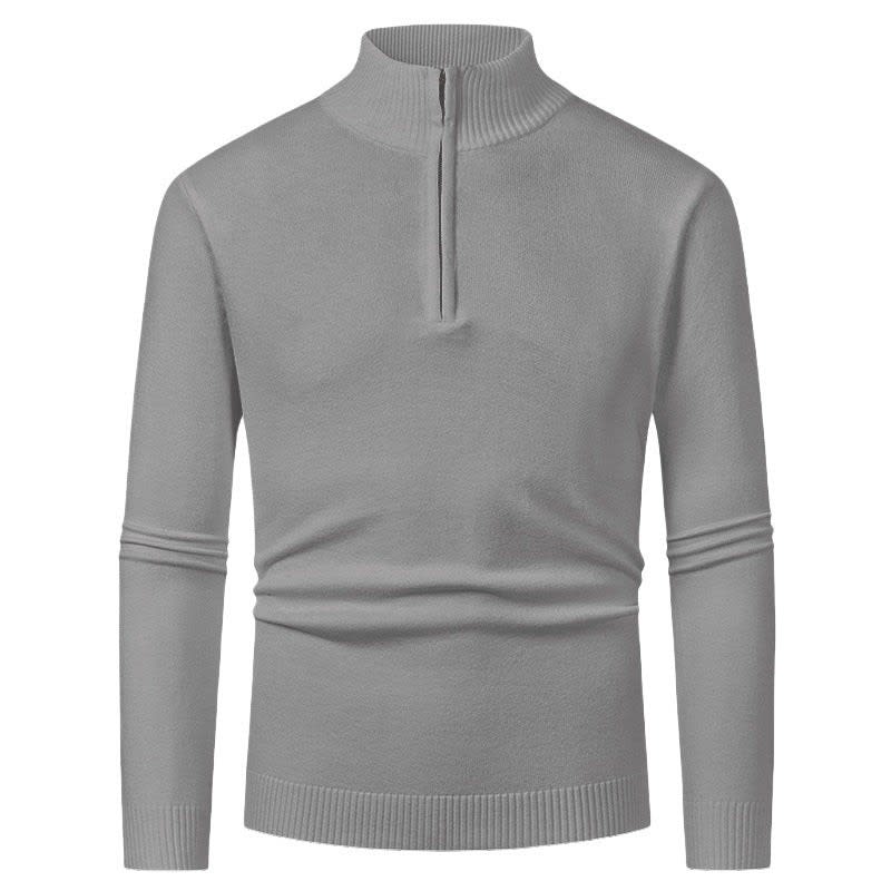 Matteo Slim Fit Half Zip Sweater_6