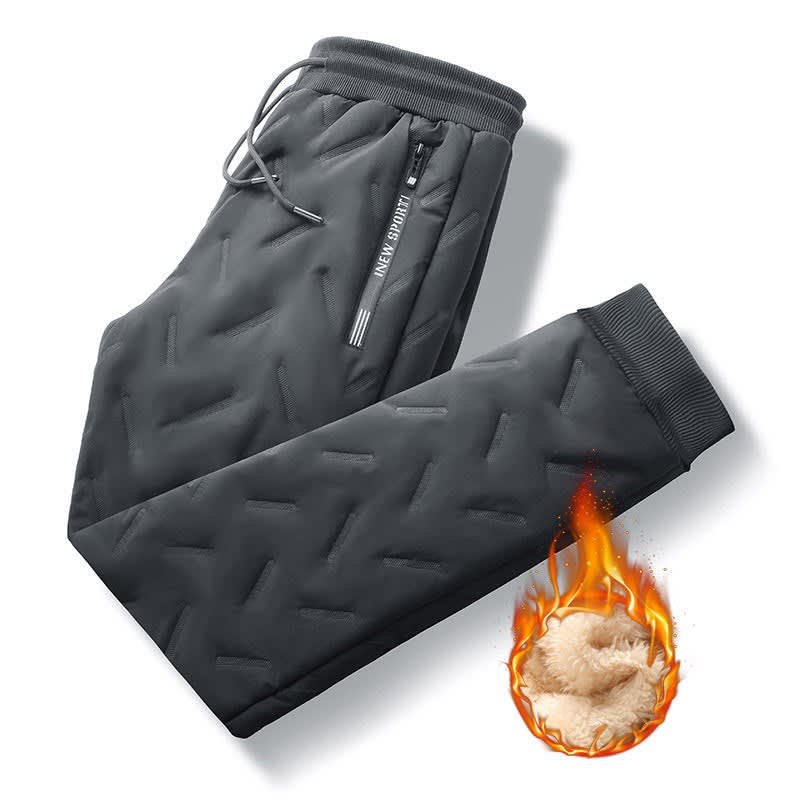Wayne Quilted Sherpa Fleece Joggers_9