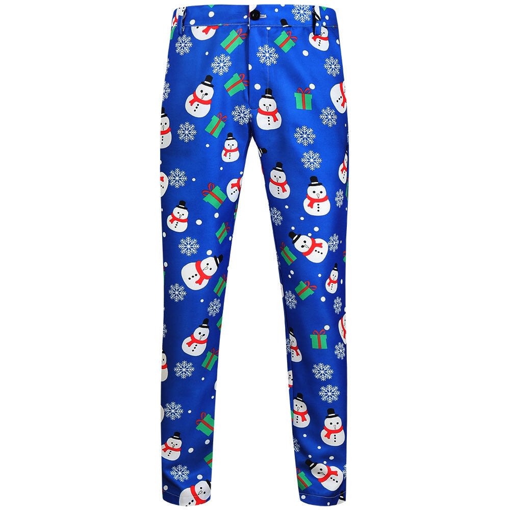 Carter Slim Fit Santa Print Christmas Chino Pants_5