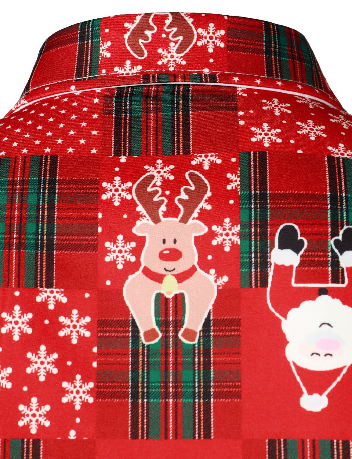 Wyatt Tuxedo Print Ugly Christmas Shirt_3