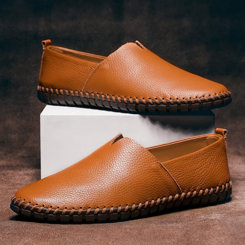 Kurt Genuine Leather Slip On Loafers_6