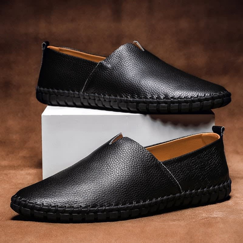 Kurt Genuine Leather Slip On Loafers_7