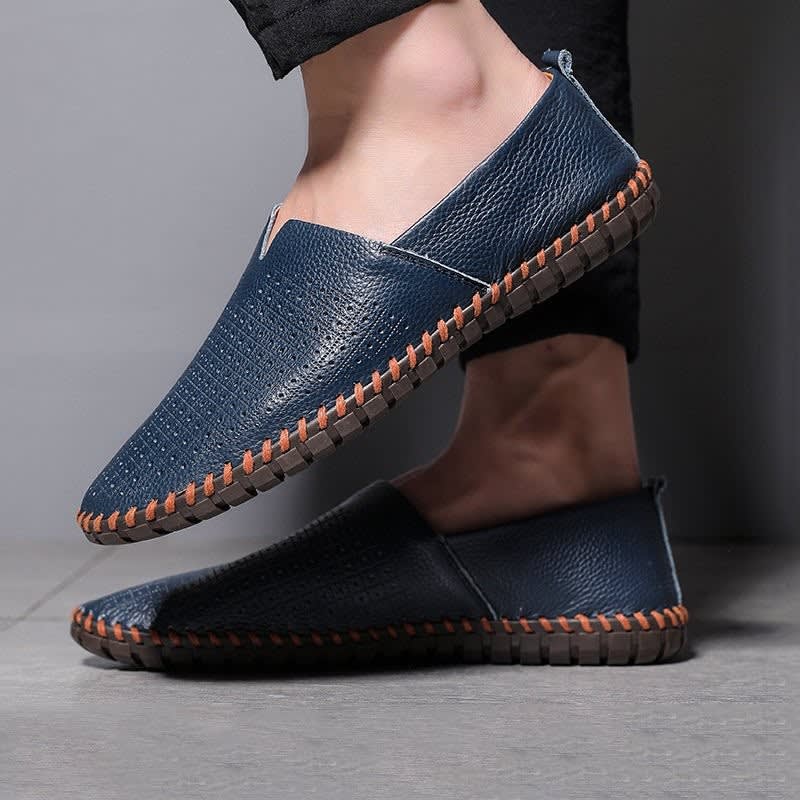 Kurt Genuine Leather Slip On Loafers_9