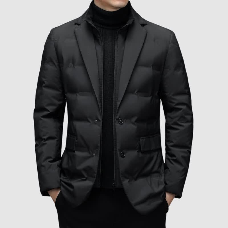 Keith Quilted Down Blazer Jacket_1