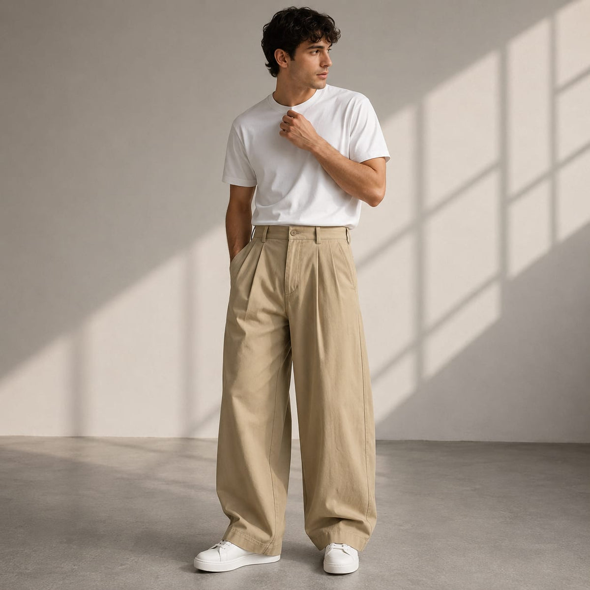 Troy Pleated Wide Leg Pants_3