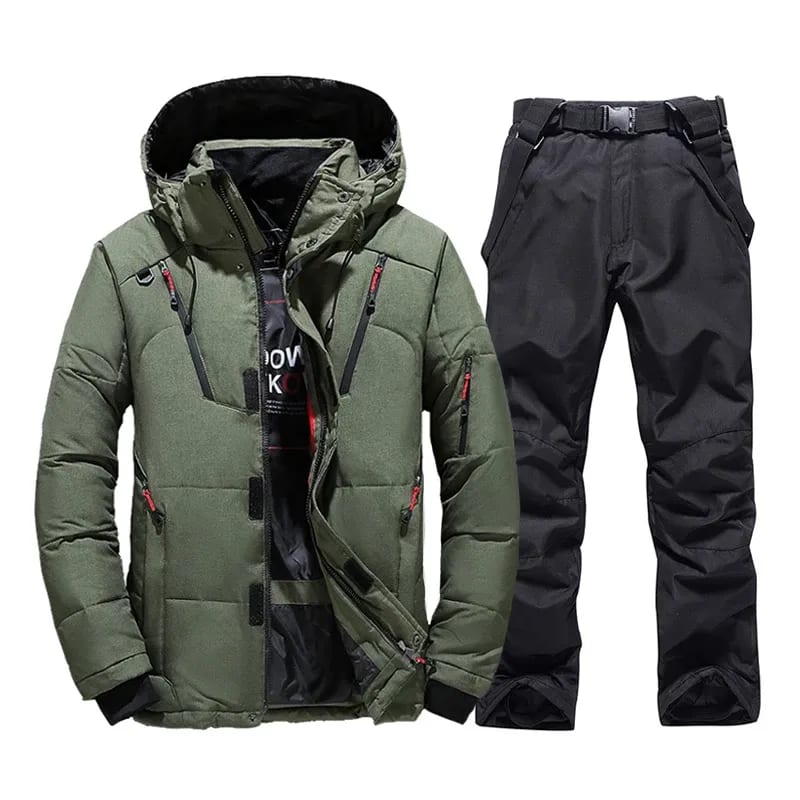 Joshua Windproof Down Ski Suit Jacket and Pants_6