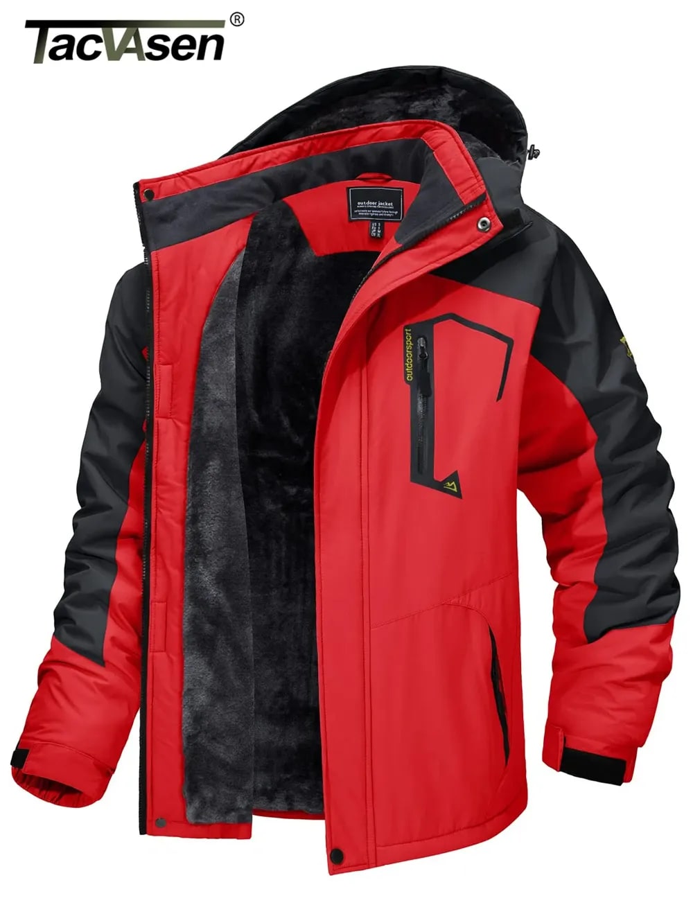 Kyle Fleece Lined Ski Jacket with Removable Hood_13