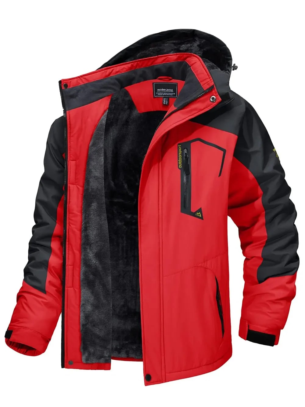 Kyle Fleece Lined Ski Jacket with Removable Hood_7