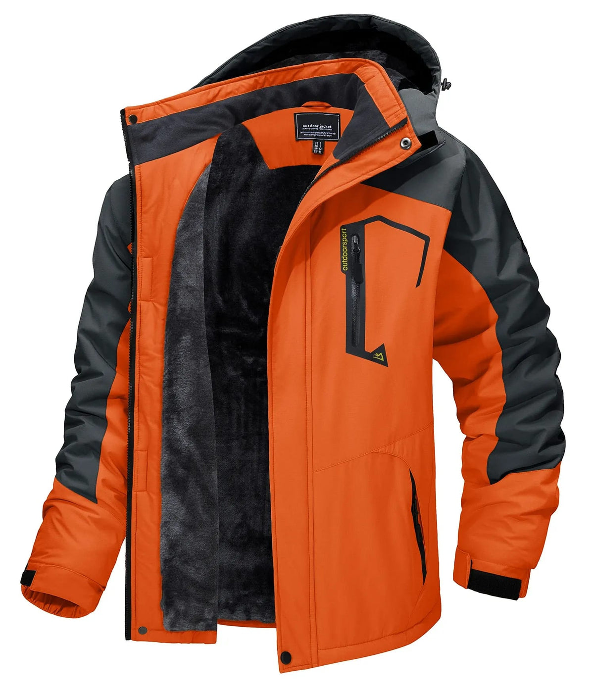 Kyle Fleece Lined Ski Jacket with Removable Hood_8