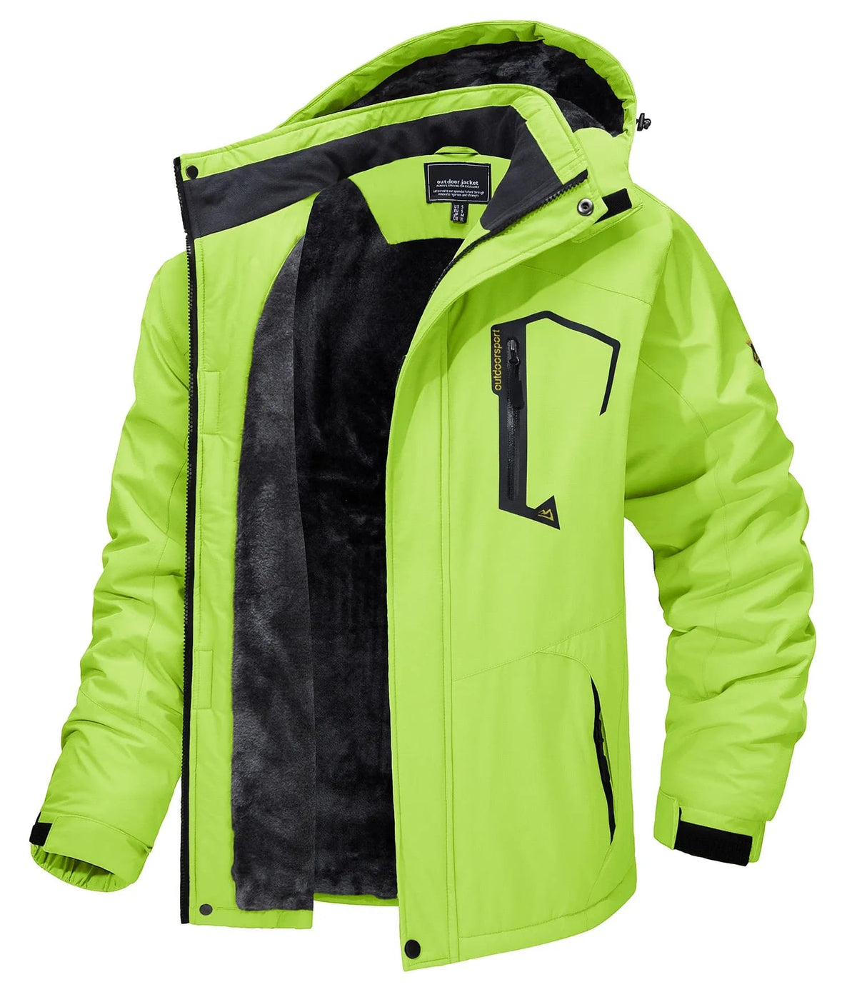 Kyle Fleece Lined Ski Jacket with Removable Hood_9