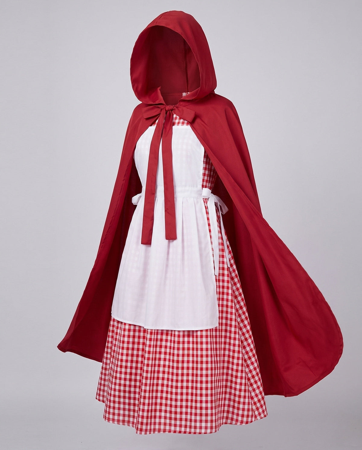 Noelle Gingham Red Riding Hood Costume Dress_4