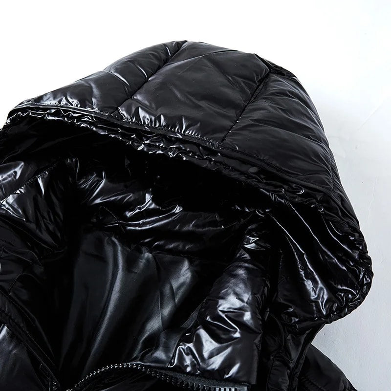 Xavier Glossy Hooded Puffer Jacket_3