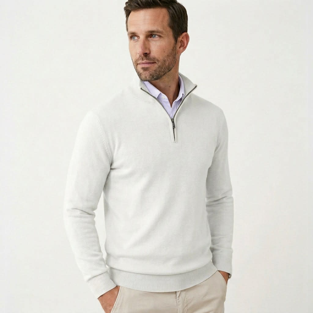 Richard Quarter Zip Knit Sweater_5