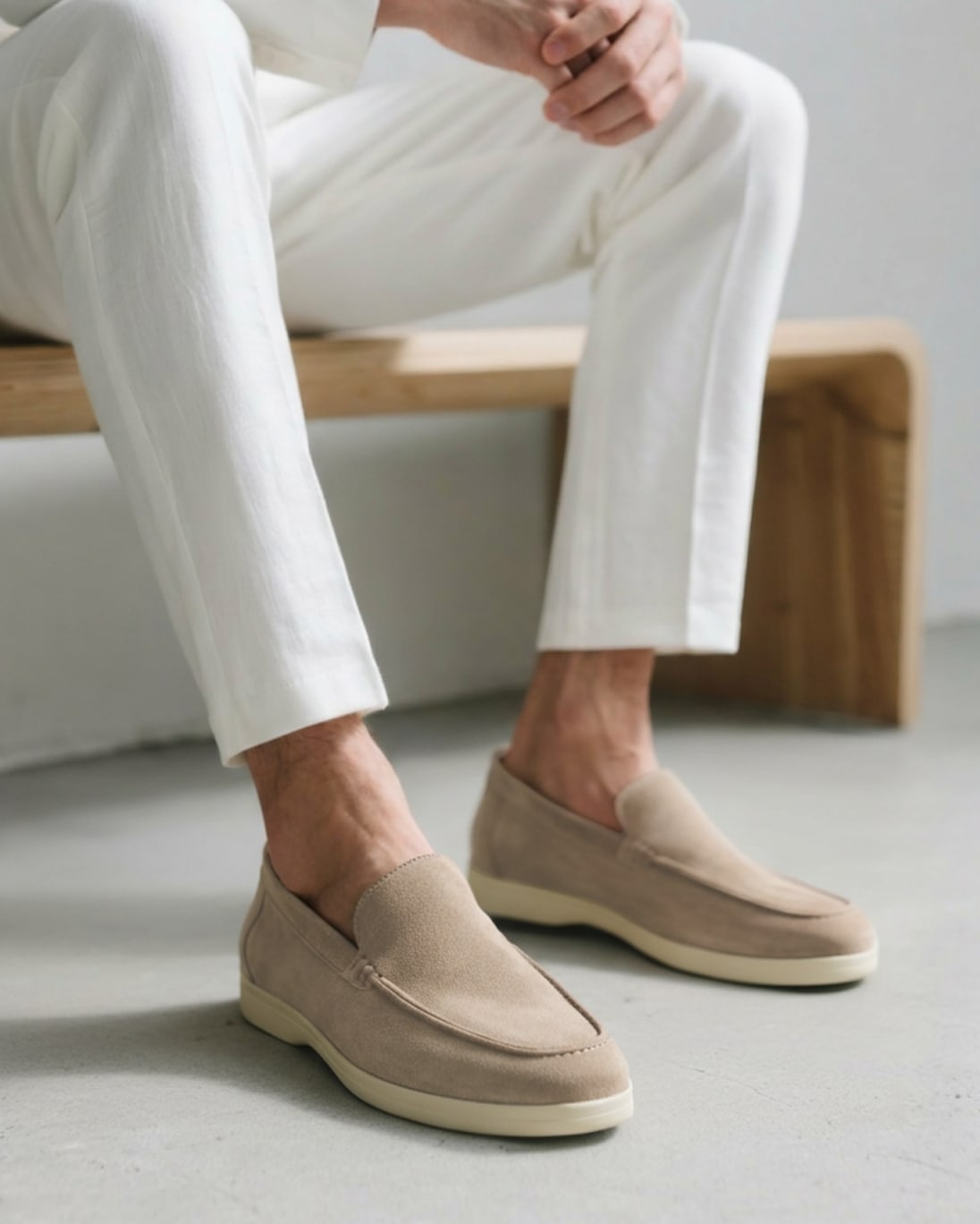 Ramon Slip On Suede Loafers_2