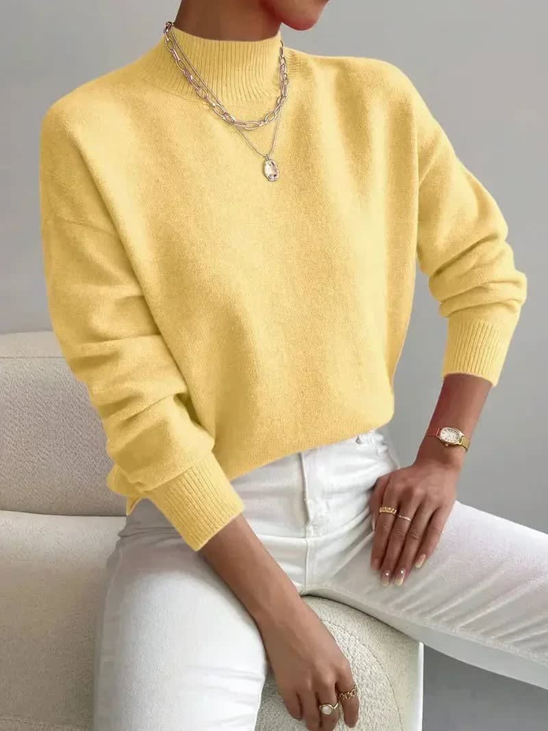 Deidre Relaxed Fit Mock Neck Sweater_4