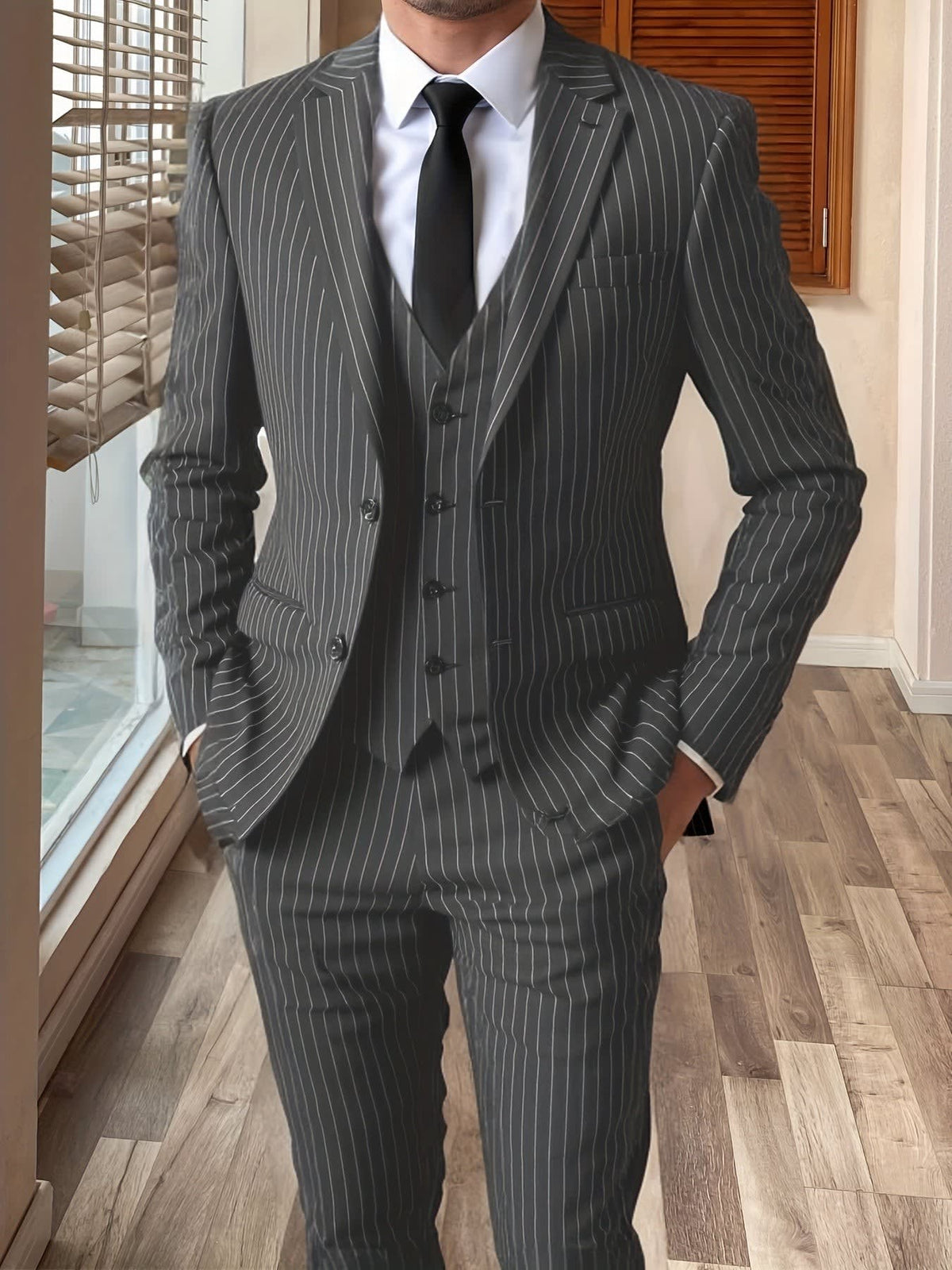 Adrian Pinstripe Three Piece Suit_2