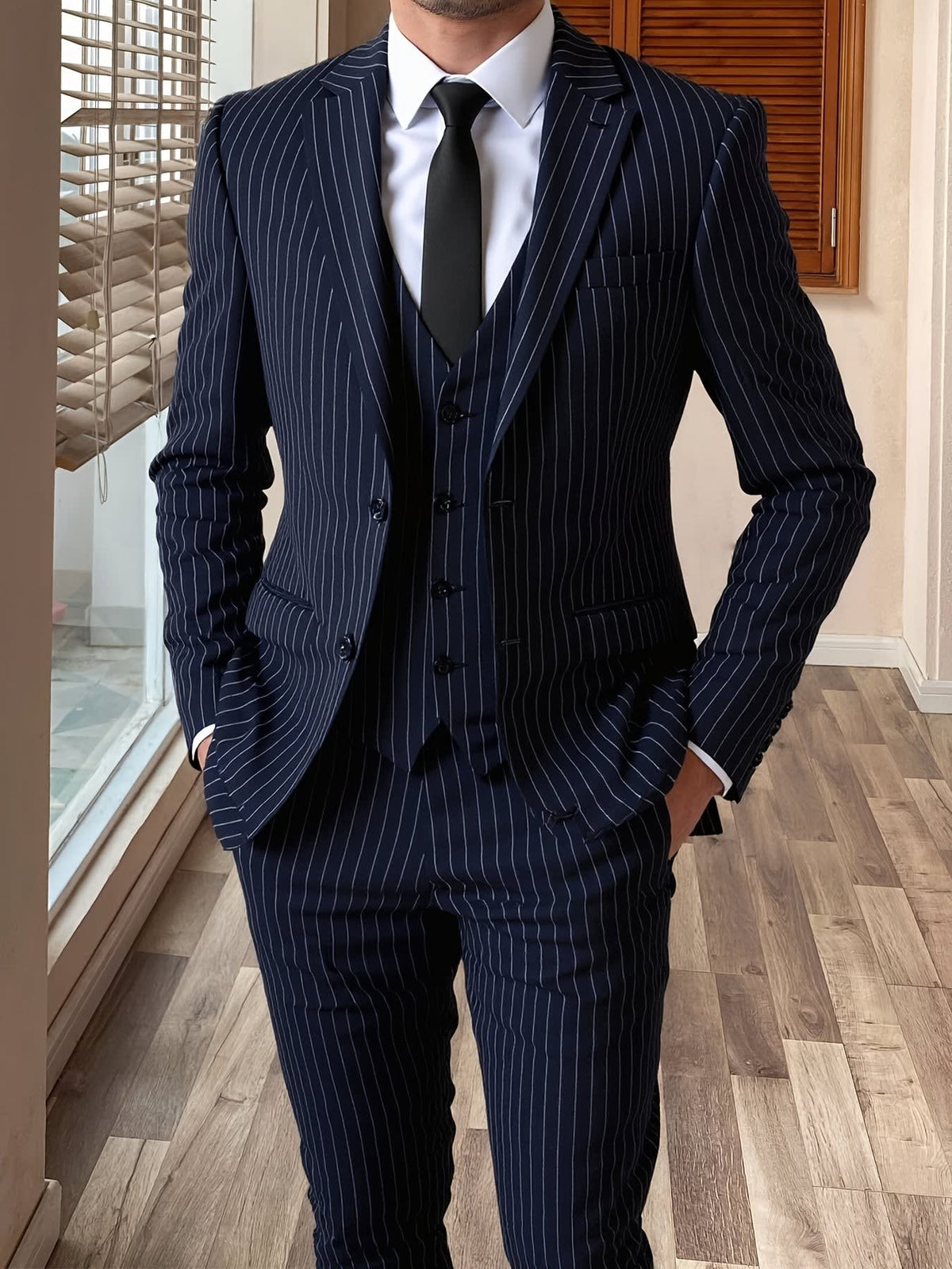 Adrian Pinstripe Three Piece Suit_3