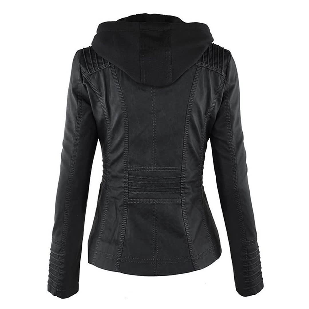 Madison Faux Leather Hooded Jacket_12