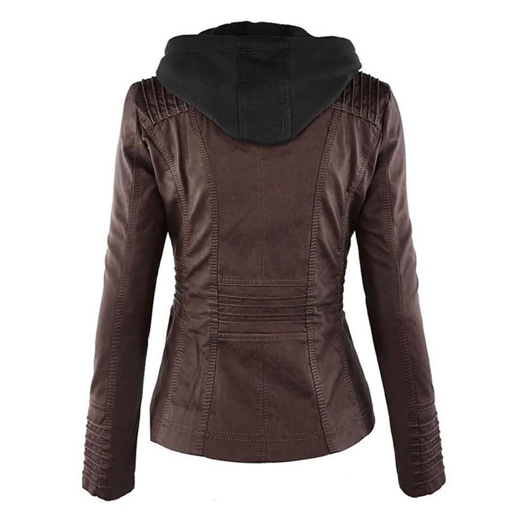Madison Faux Leather Hooded Jacket_14