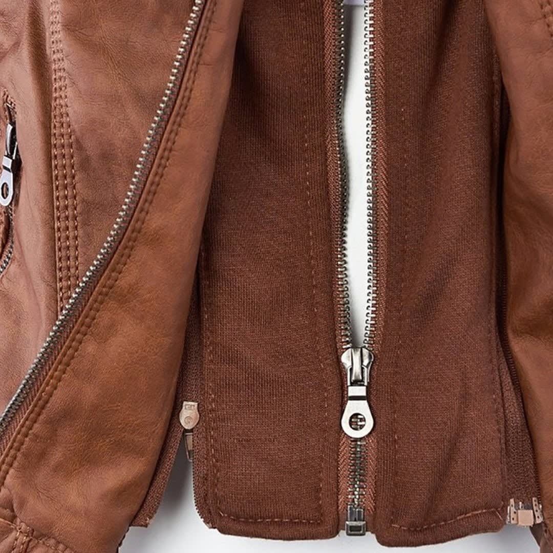 Madison Faux Leather Hooded Jacket_17