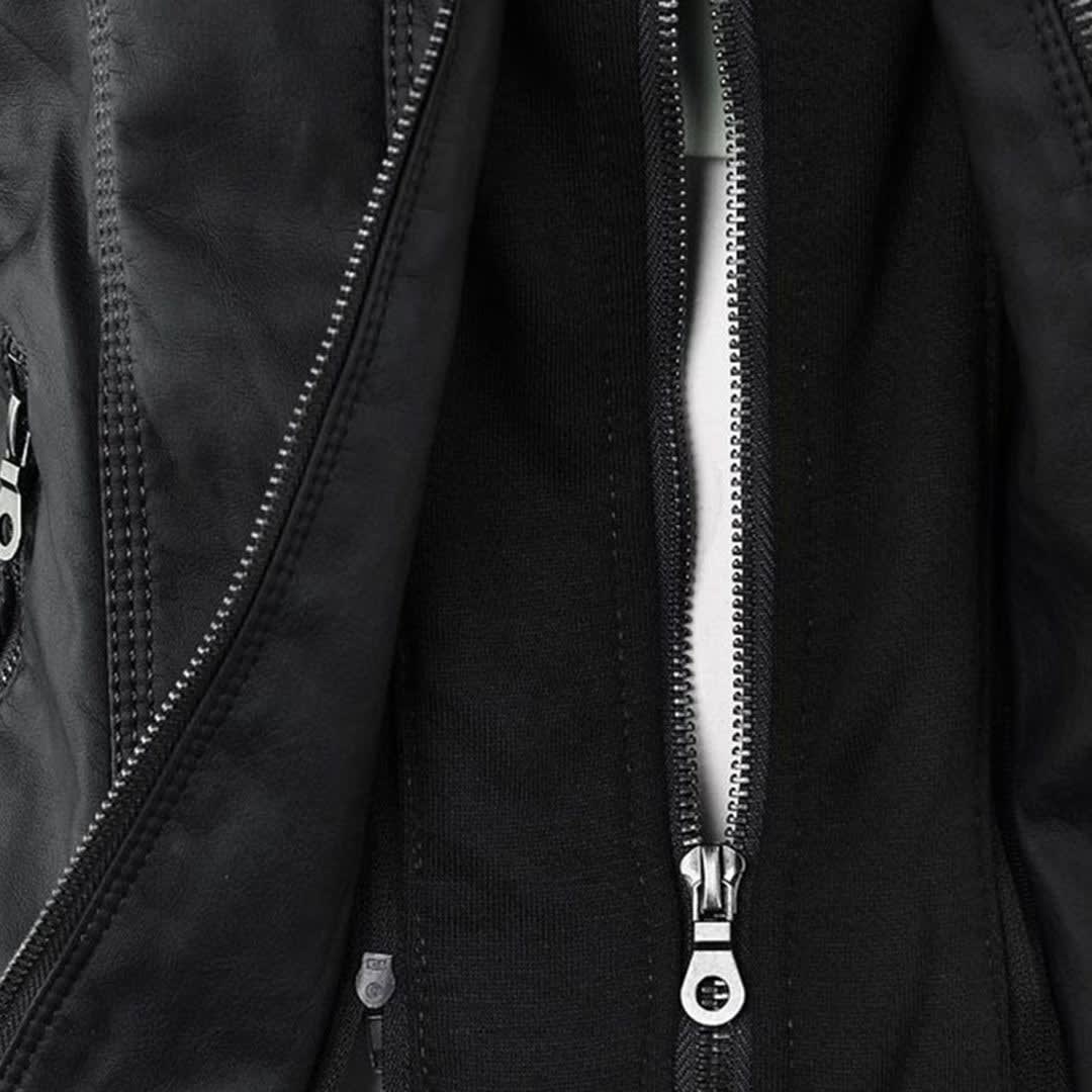 Madison Faux Leather Hooded Jacket_18