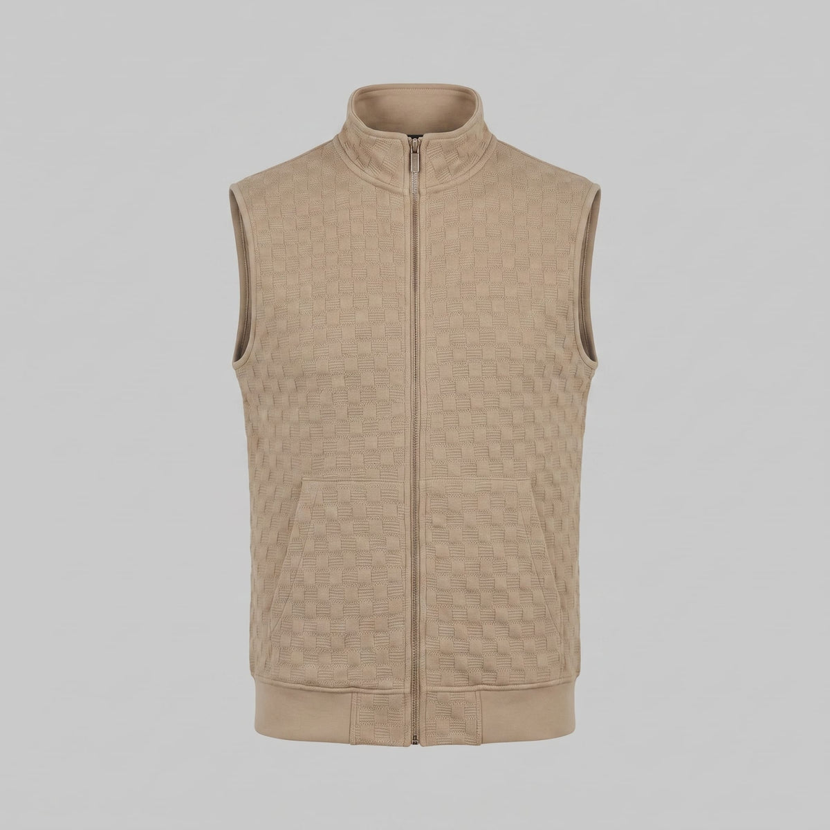 Callum Textured Knit Zip Vest_10
