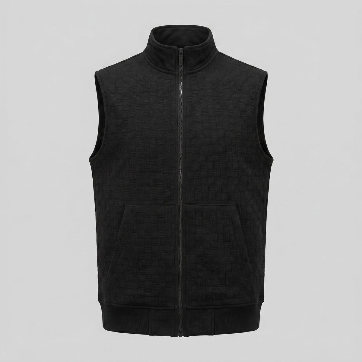 Callum Textured Knit Zip Vest_20