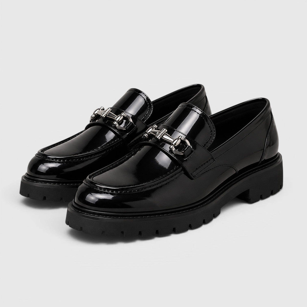 Julian Chunky Sole Horsebit Loafers_5
