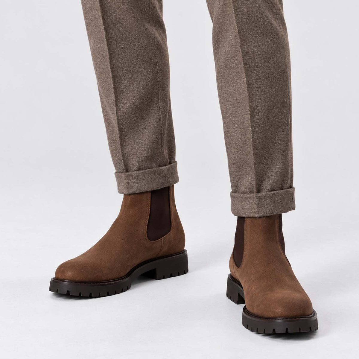 Nolan Suede Lug Sole Chelsea Boots_18