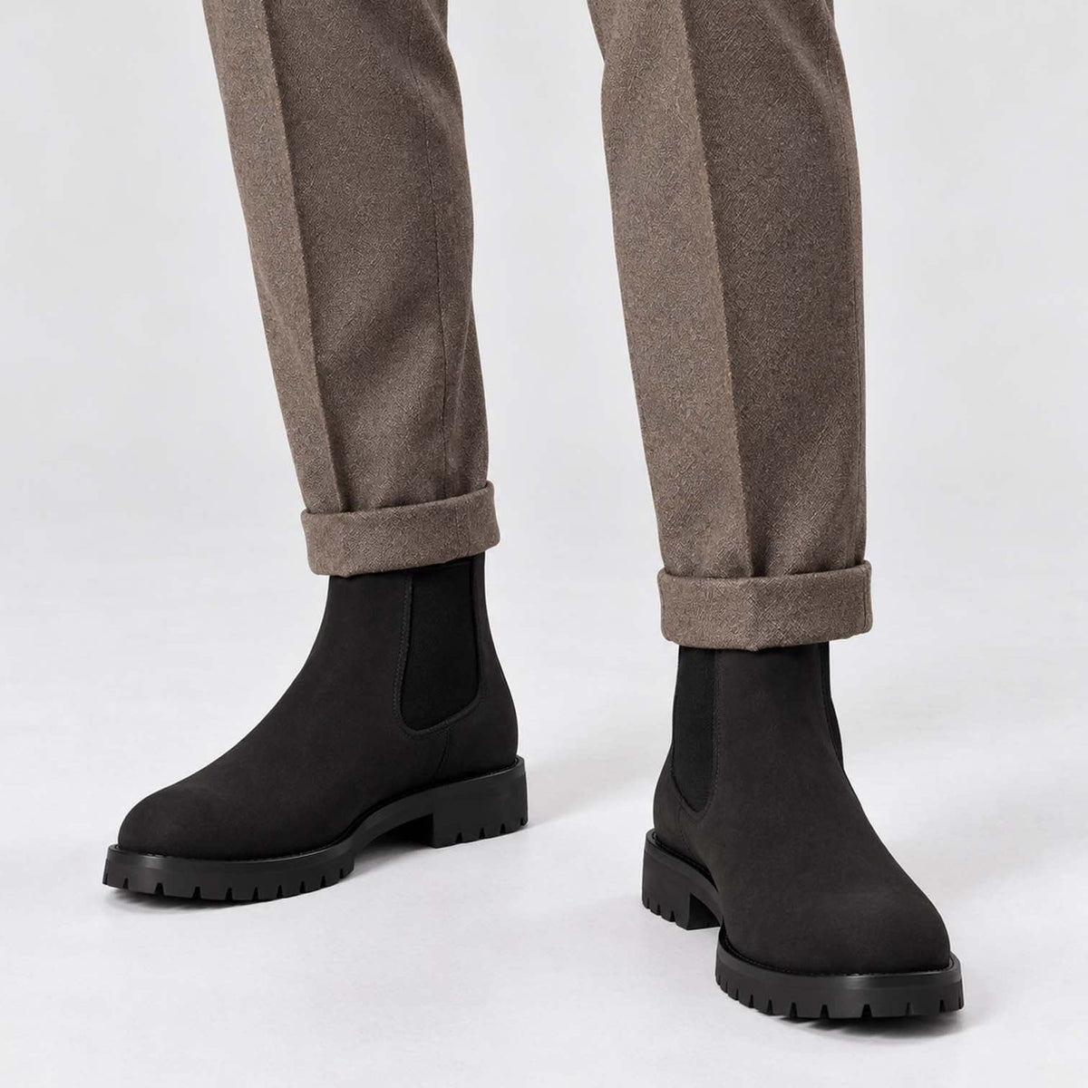 Nolan Suede Lug Sole Chelsea Boots_6