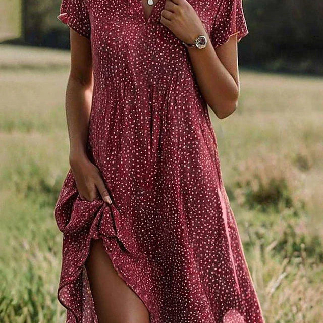 Daisy Short Sleeve Maxi Dress