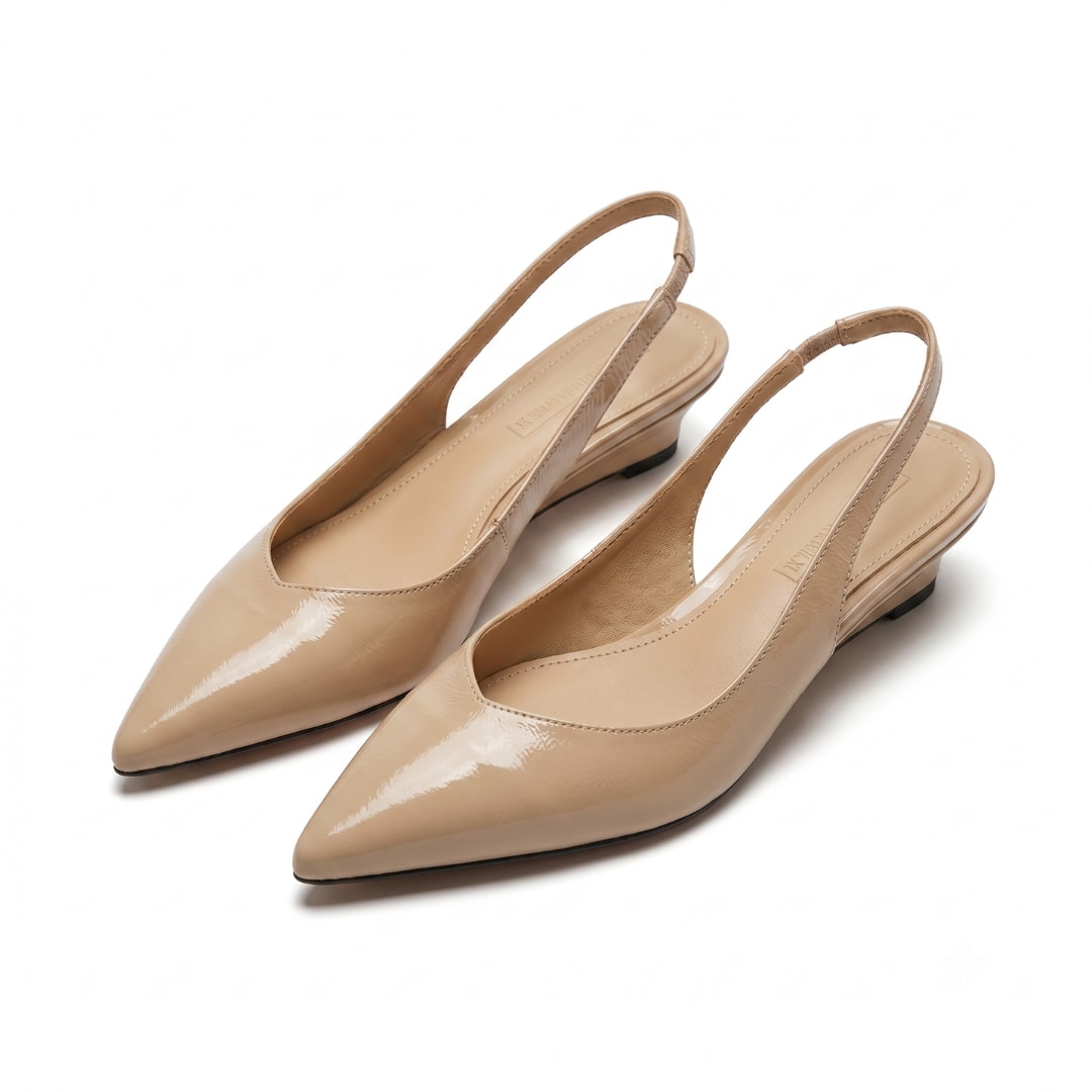 Margot Pointed Toe Low Heel Slingbacks_3