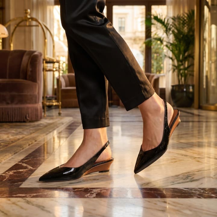 Margot Pointed Toe Low Heel Slingbacks_5