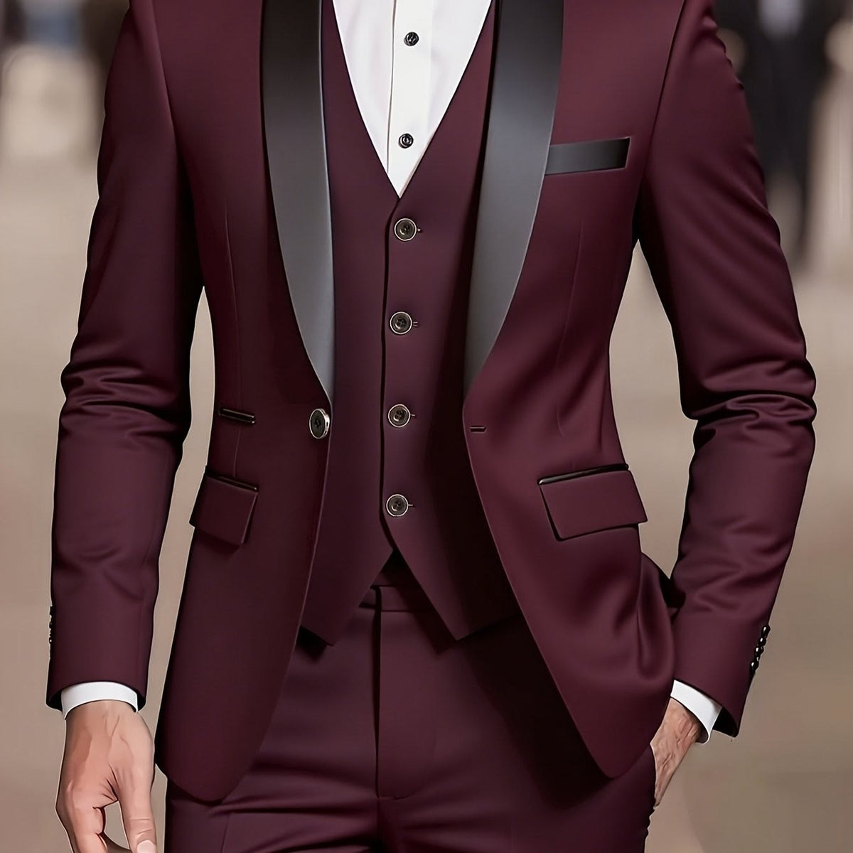 Julian Slim Fit Three Piece Suit_15
