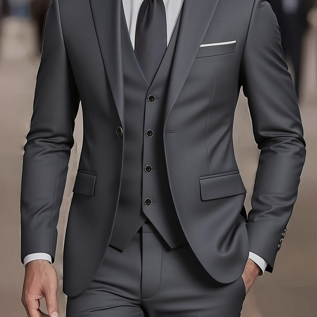Julian Slim Fit Three Piece Suit_19