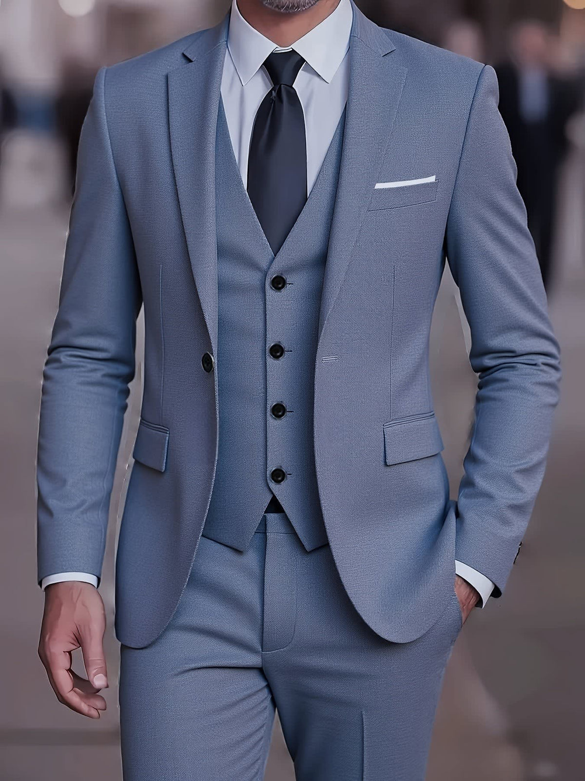 Julian Slim Fit Three Piece Suit_4