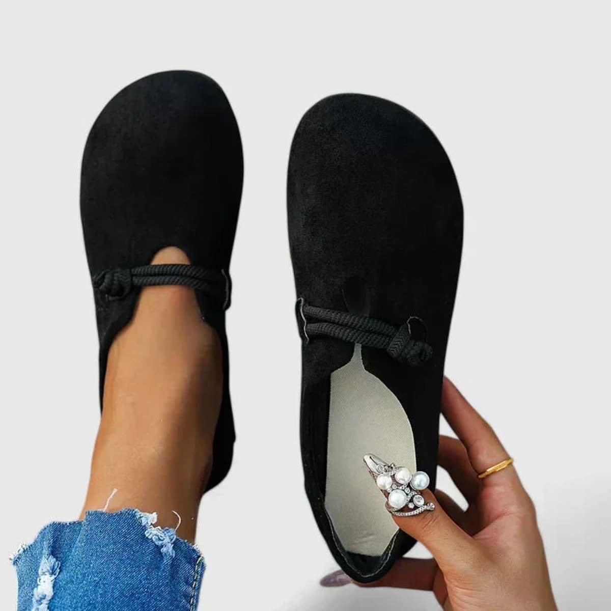 Maggie Wide Toe Box Slip-On Orthopedic Flats_4