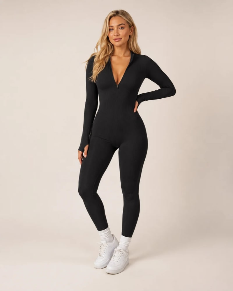 Jada Seamless Long Sleeve Zip Jumpsuit_12