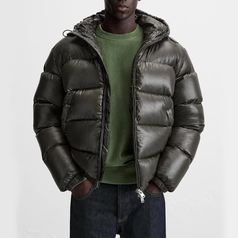 Noah High Shine Hooded Puffer Jacket_8