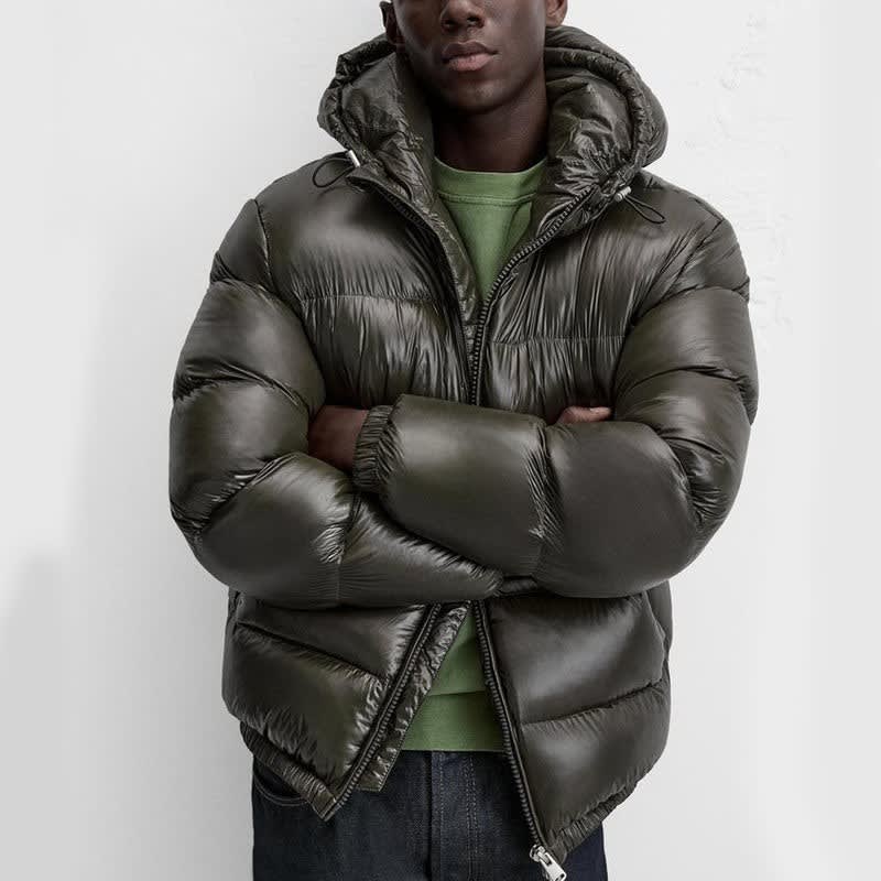 Noah High Shine Hooded Puffer Jacket_9