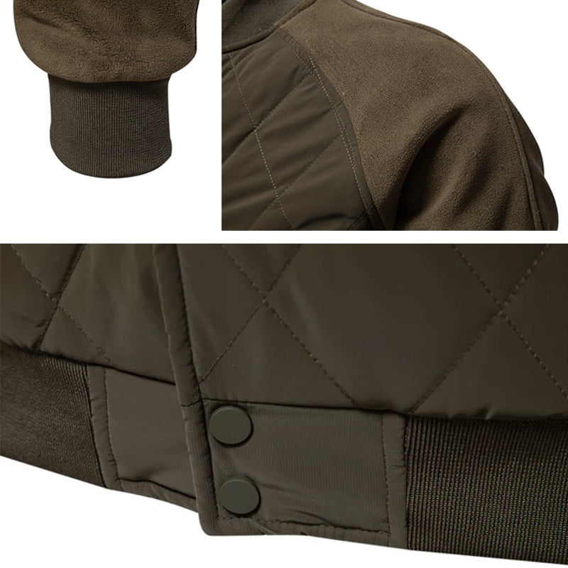 Ethan Cole Fleece Bomber Jacket
